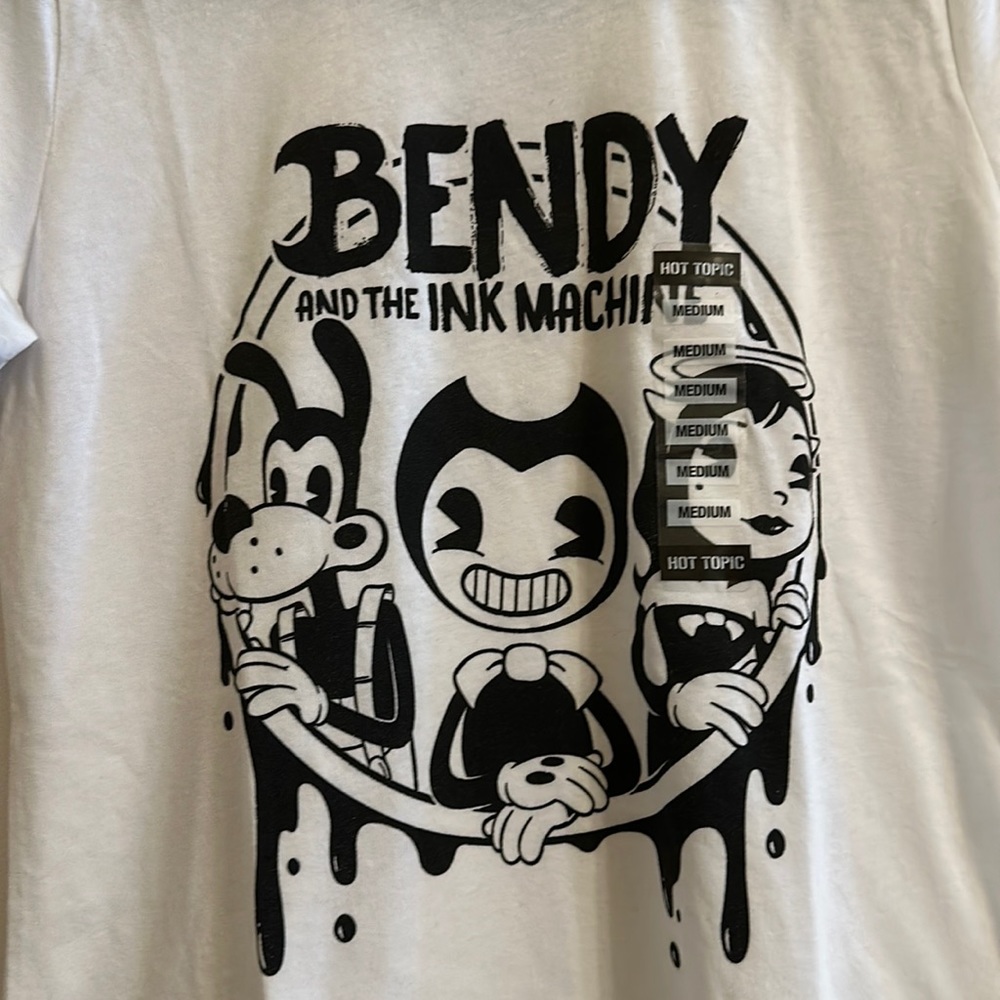 Three Bendy and the ink machine t-shirts